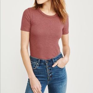 Abercrombie and Fitch Ribbed Fitted Shirt Size Medium